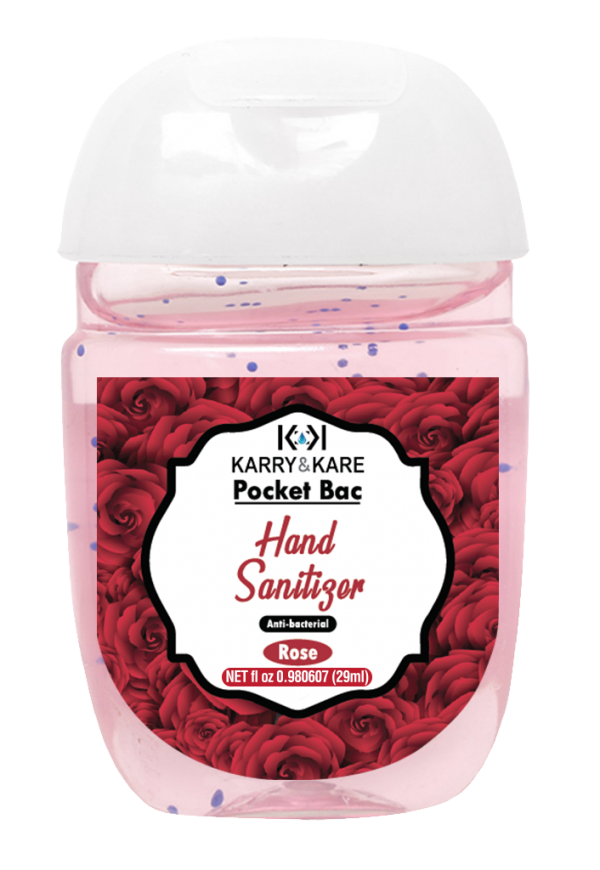 Instant Hand Sanitizer Mini Cute Bottle Rose – 30ml