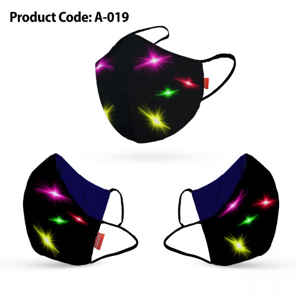 Galaxy Stars Face Mask For Adult