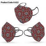 Traditional Ajrak Face Mask For Adults