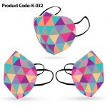 Geometric Print Face Mask For Adults