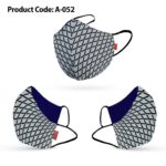 Ajrak Print Dust Mask For Adults Mouth Guard