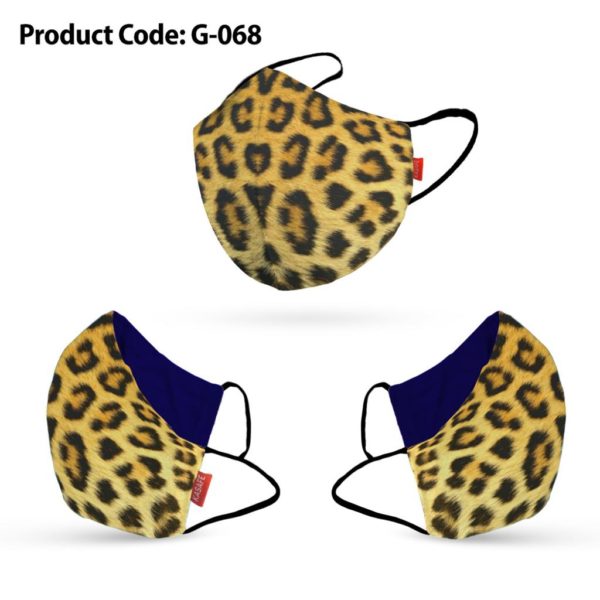 Leopard Print Face Mask For Adults